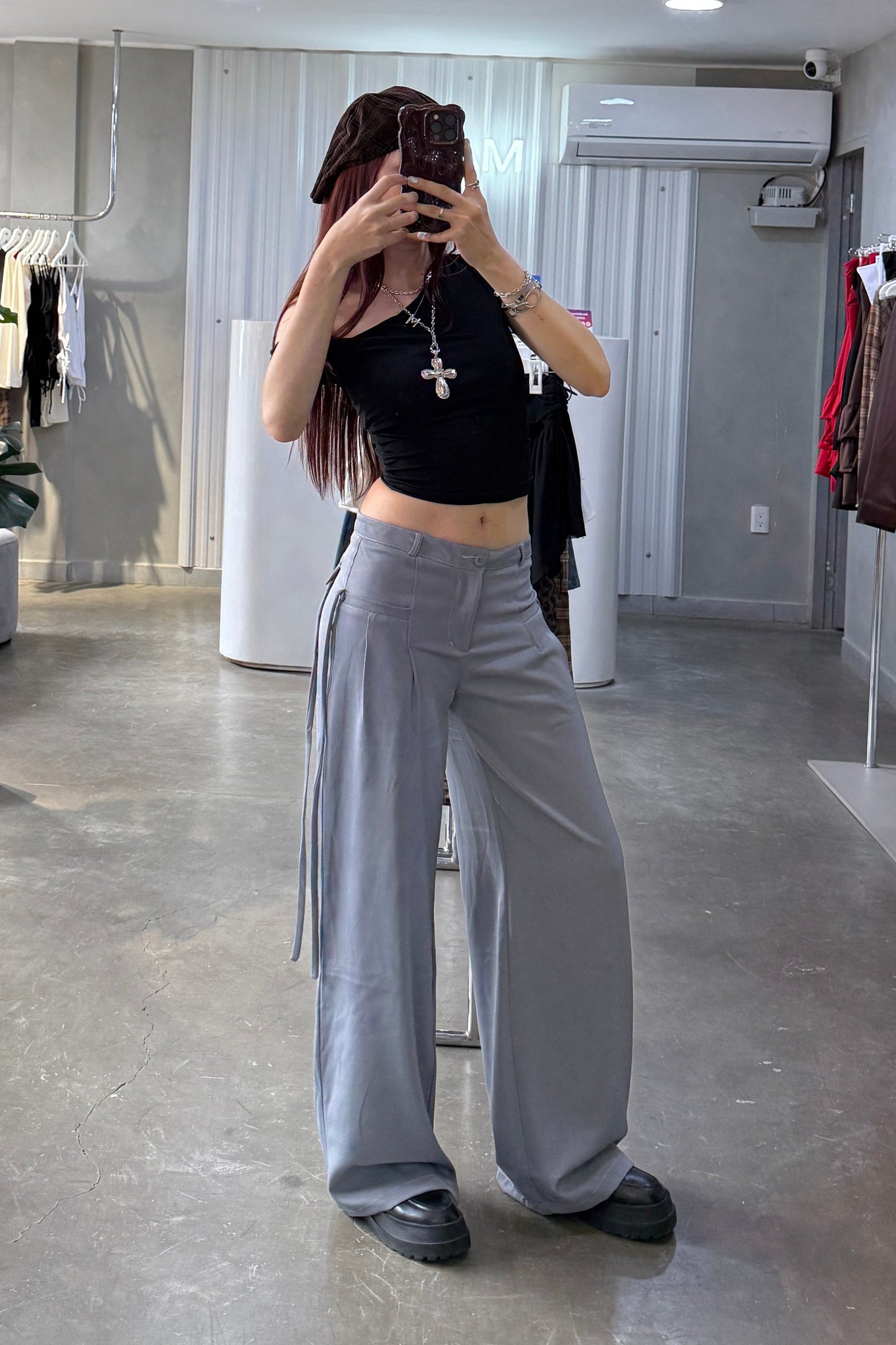 PANT LAZOS GRIS