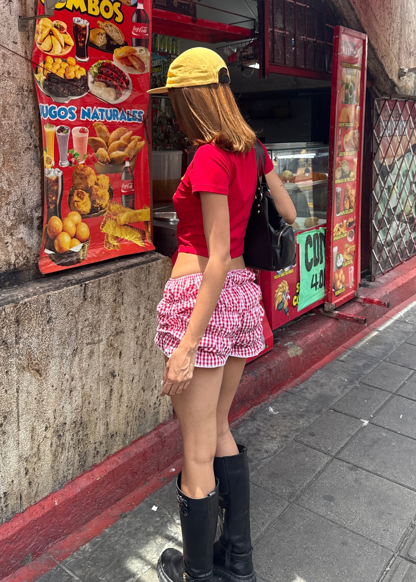 MINI SHORT CUADROS