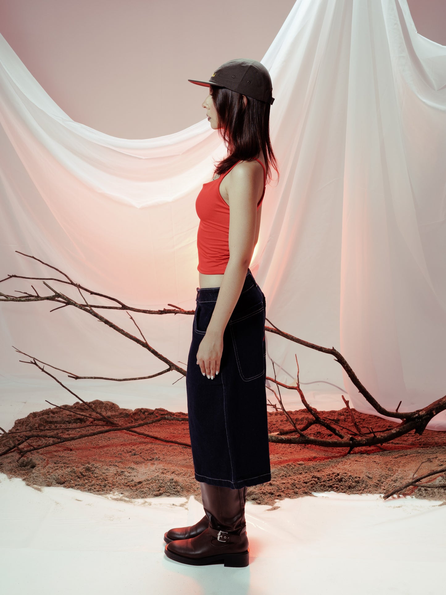 GLOW ACUBI TOP ROJO