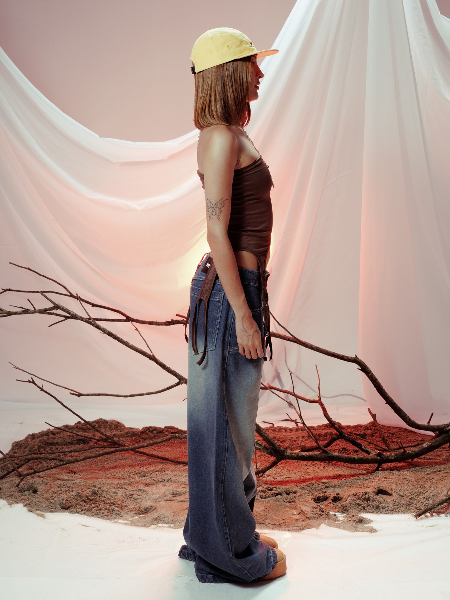 SIREN TOP MARRON