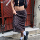 FALDA MIDI ANIMAL PRINT