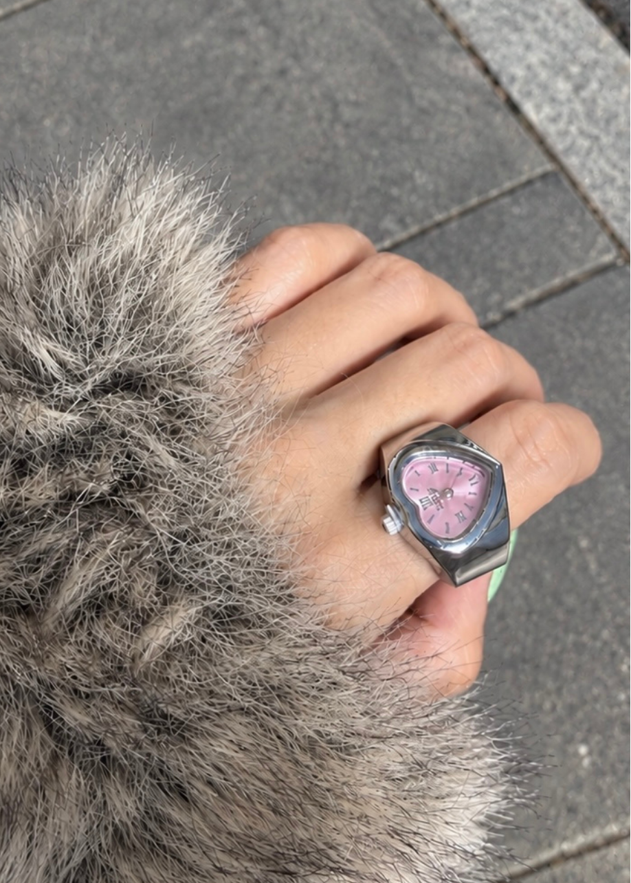 ANILLO RELOJ CORAZON