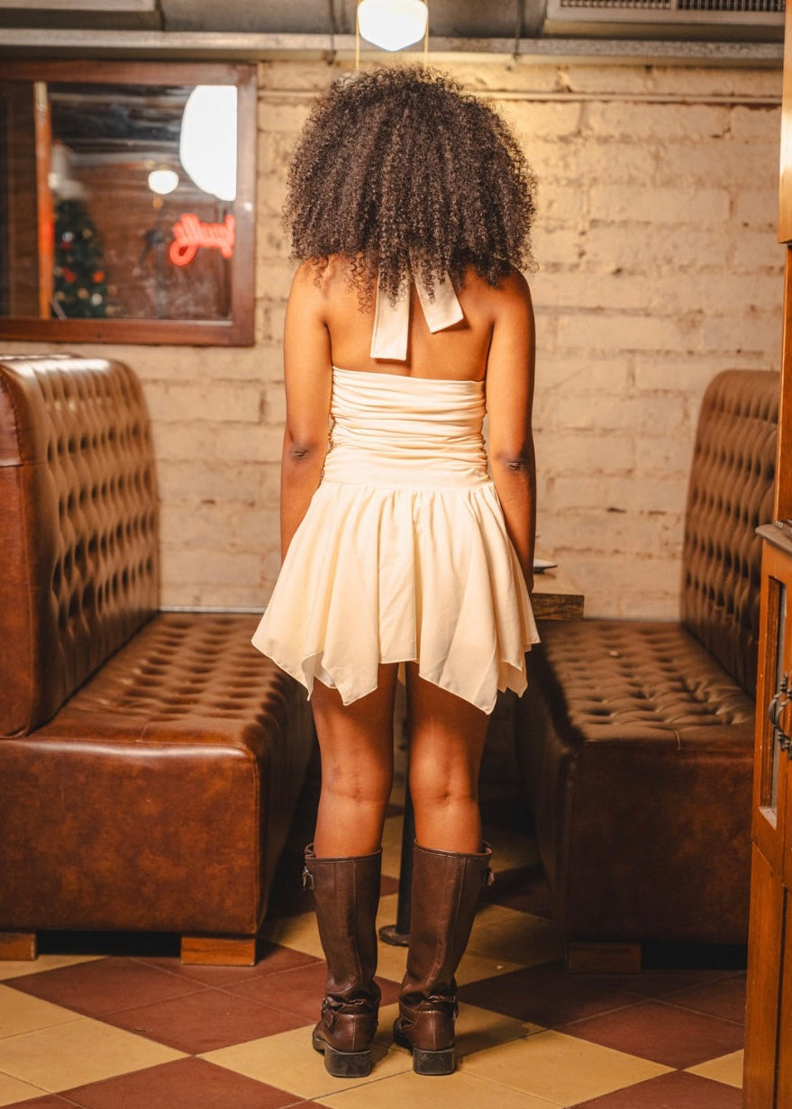 OPULENT DRESS VAINILLA