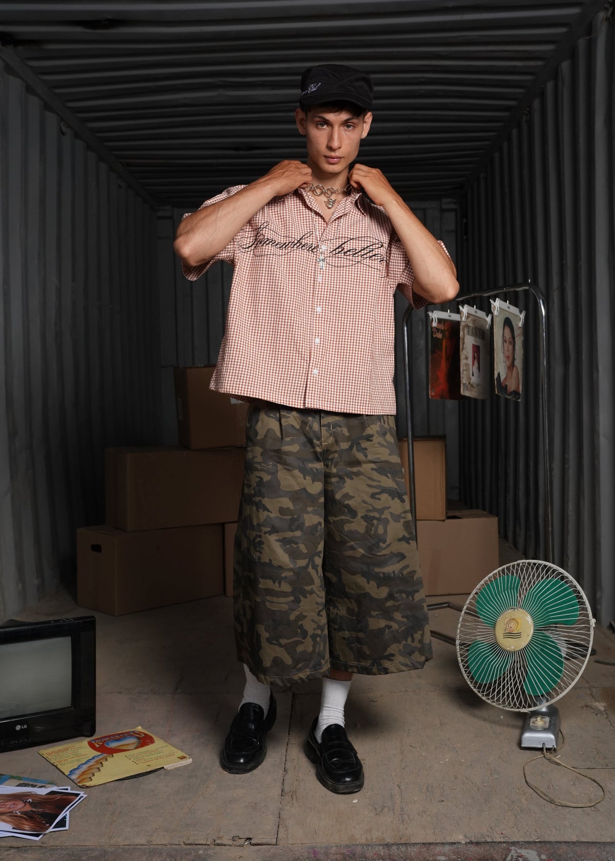 TAILORED JORTS CAMO.