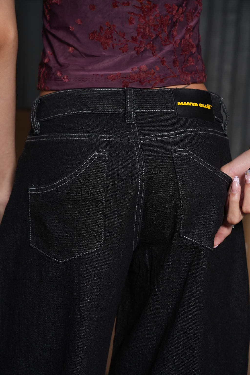 TAILORED DENIM NEGRO
