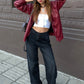 CHAQUETA TOKIO VINO TINTO