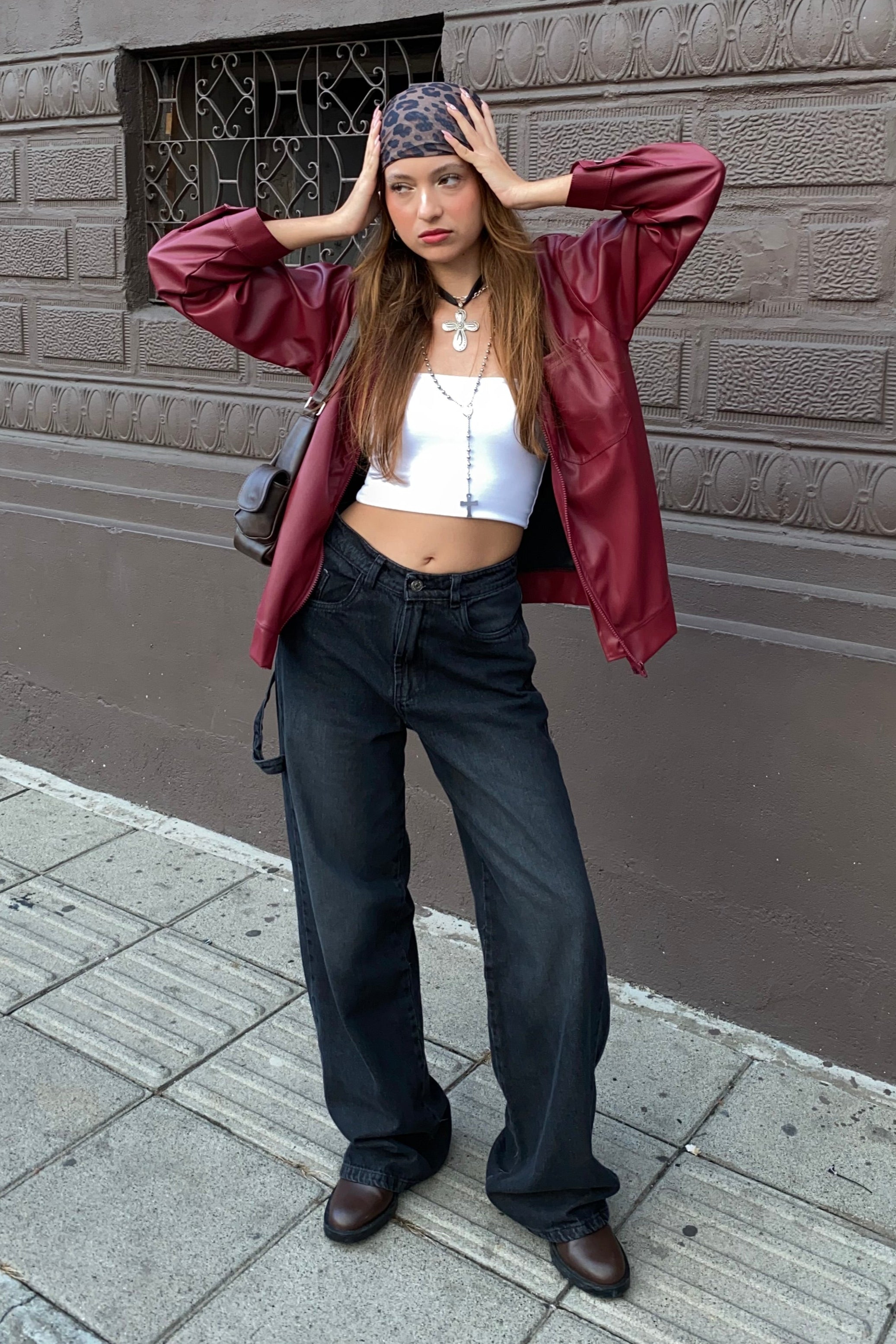 CHAQUETA TOKIO VINO TINTO