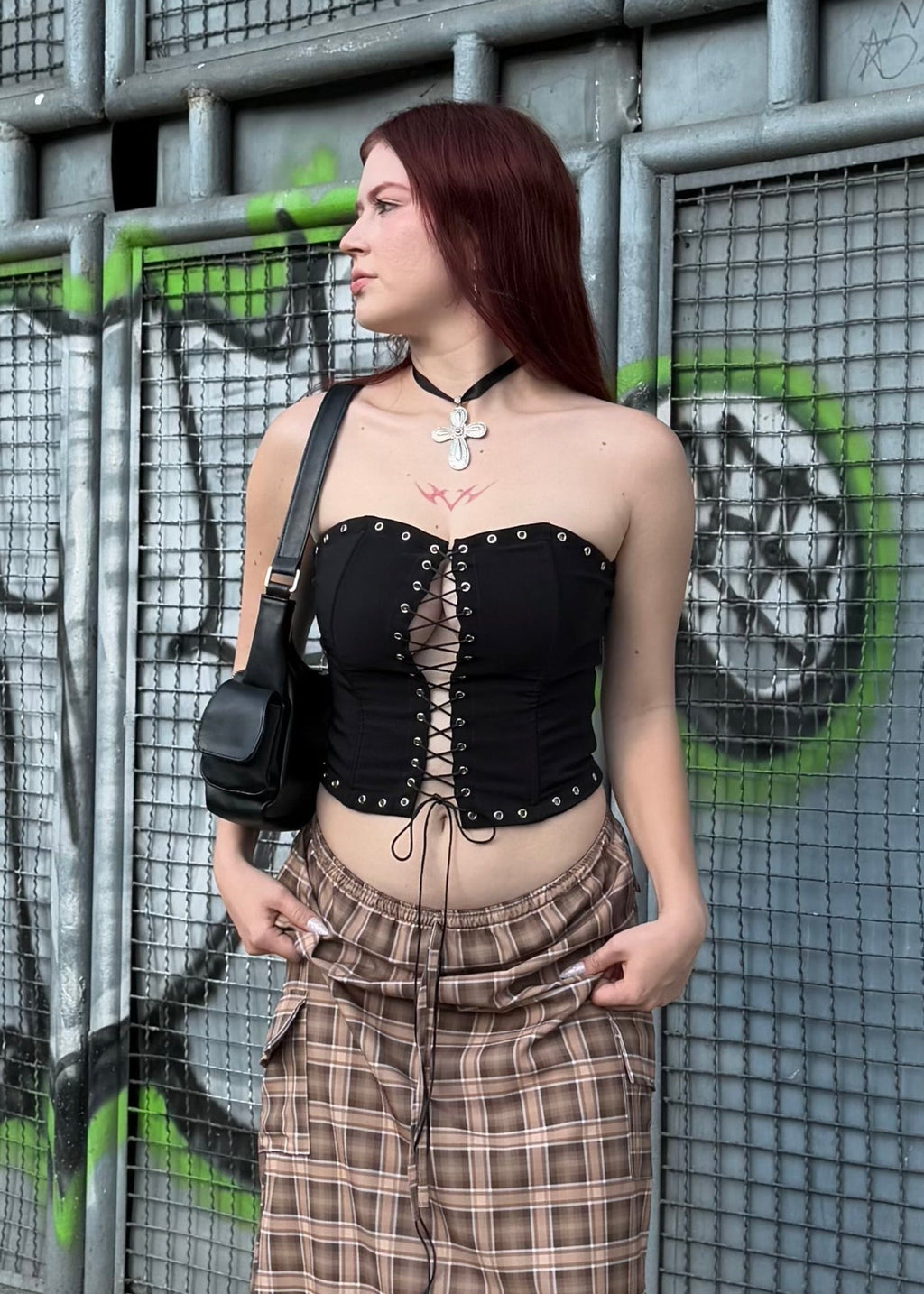 CHARMING CORSET NEGRO