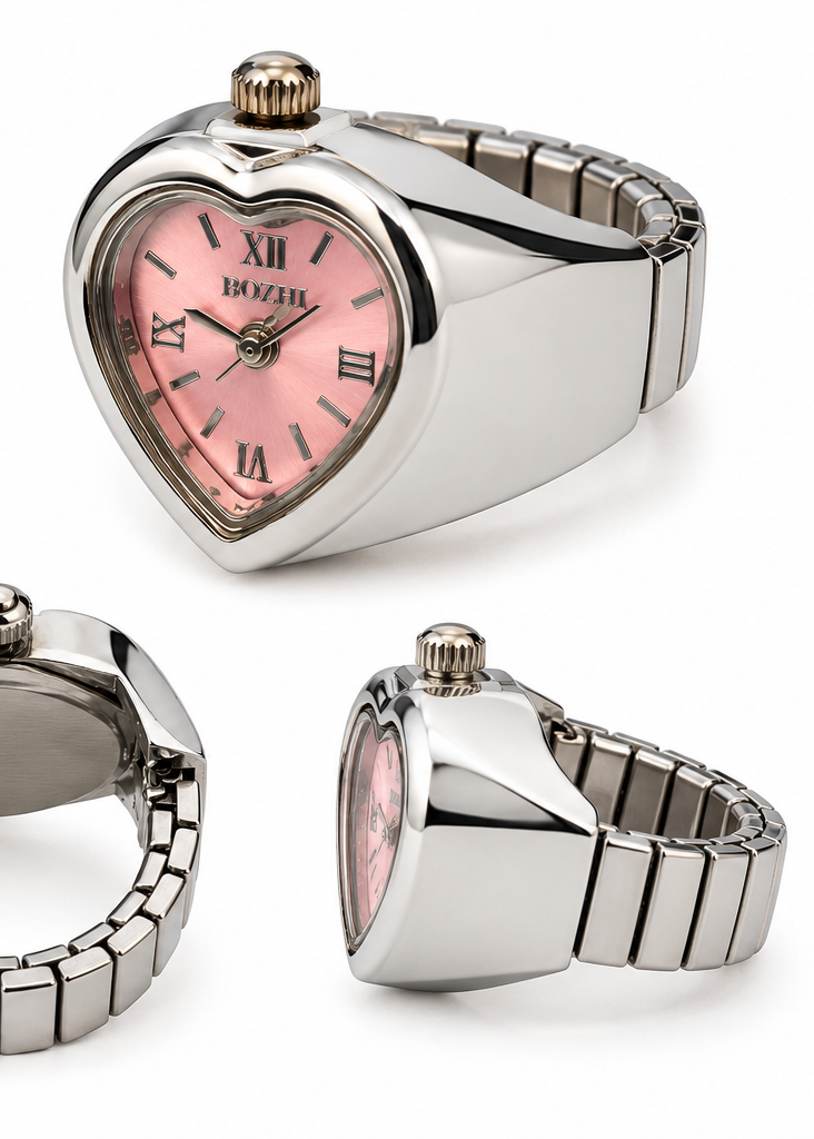 ANILLO RELOJ CORAZON