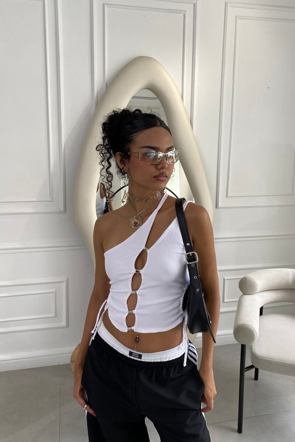 HIGH VOLTAGE TOP BLANCO