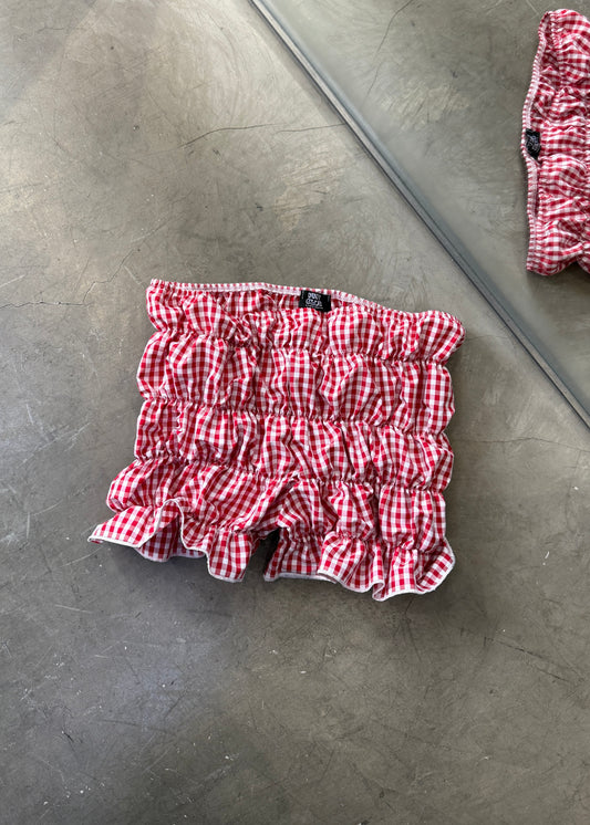 MINI SHORT CUADROS