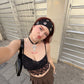 CHOKER MAXIMALISTA CRUZ PLATEADA