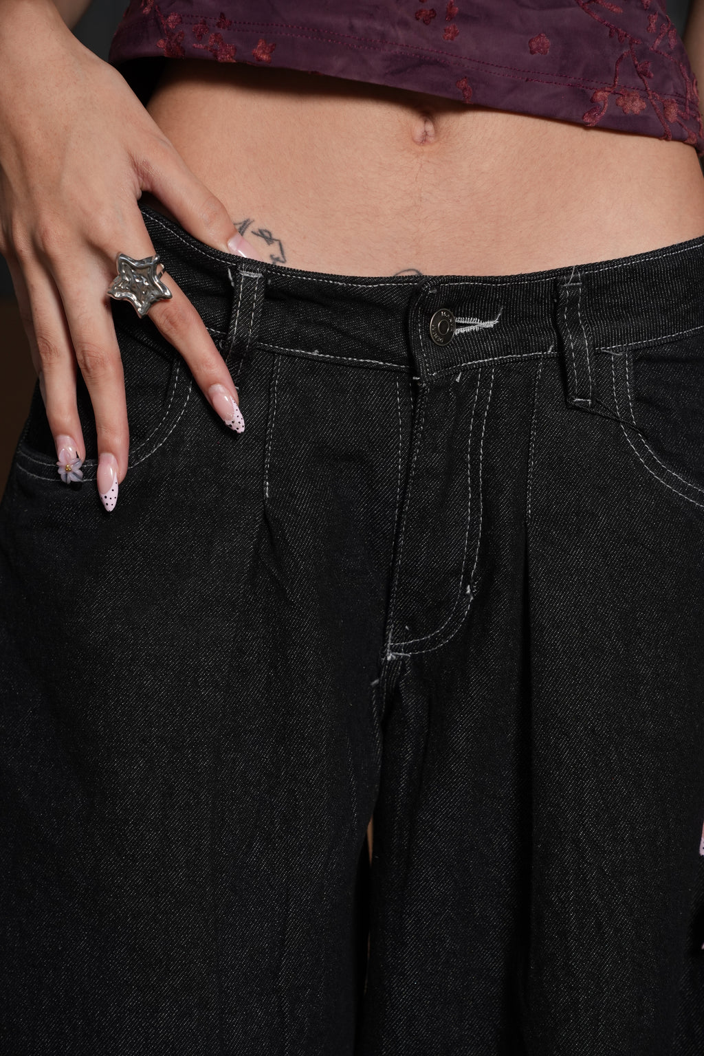 TAILORED DENIM NEGRO
