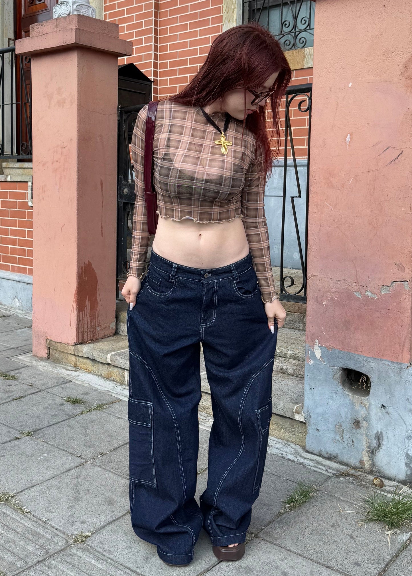 SOLID BLUE BAGGY