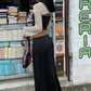 FALDA MIDI NEGRA