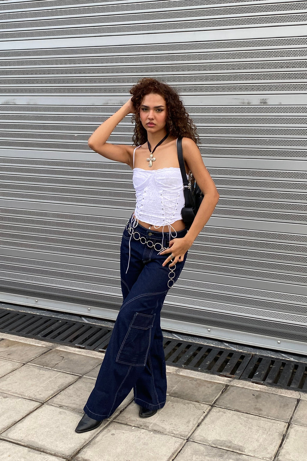 CORSET BLONDA BLANCO