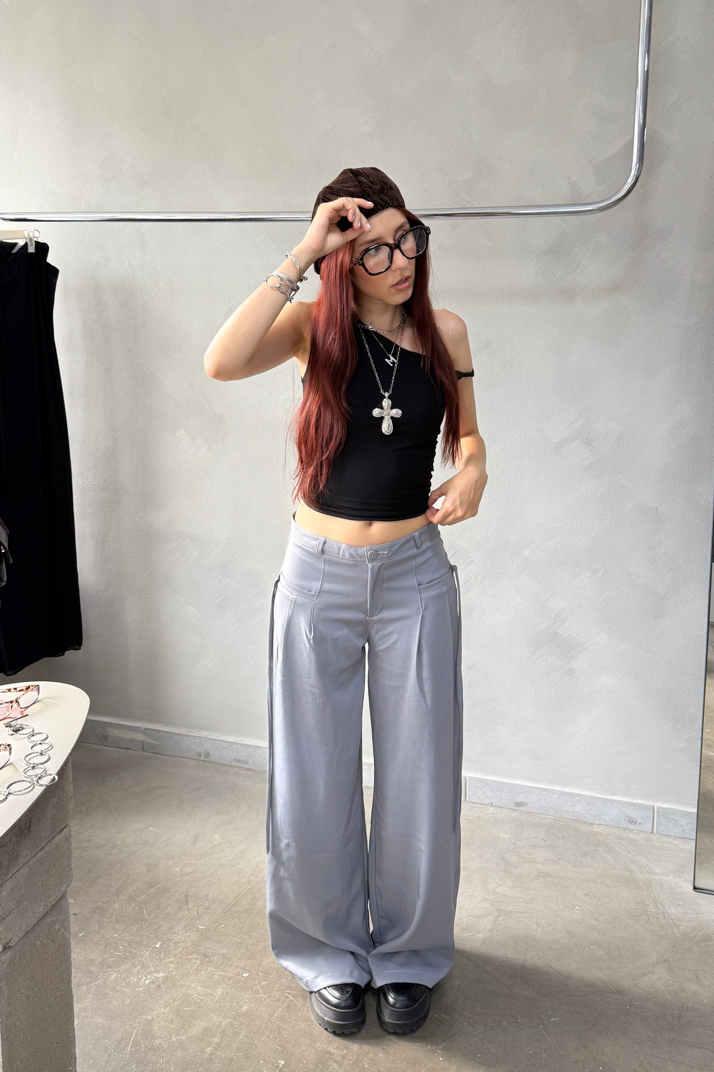 PANT LAZOS GRIS