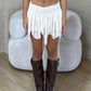 BLOOM MESH SKIRT BLANCO MARFIL