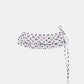 CINTURON FALDA POLKA DOTS BLANCA