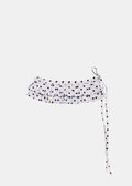 CINTURON FALDA POLKA DOTS BLANCA