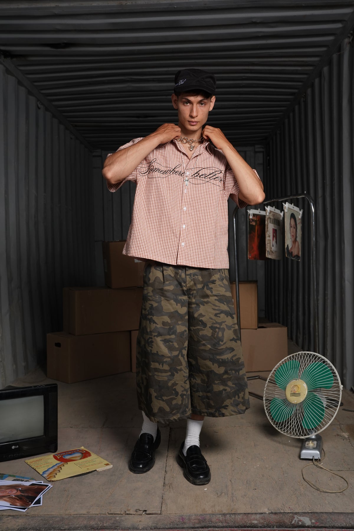 TAILORED JORTS CAMO.