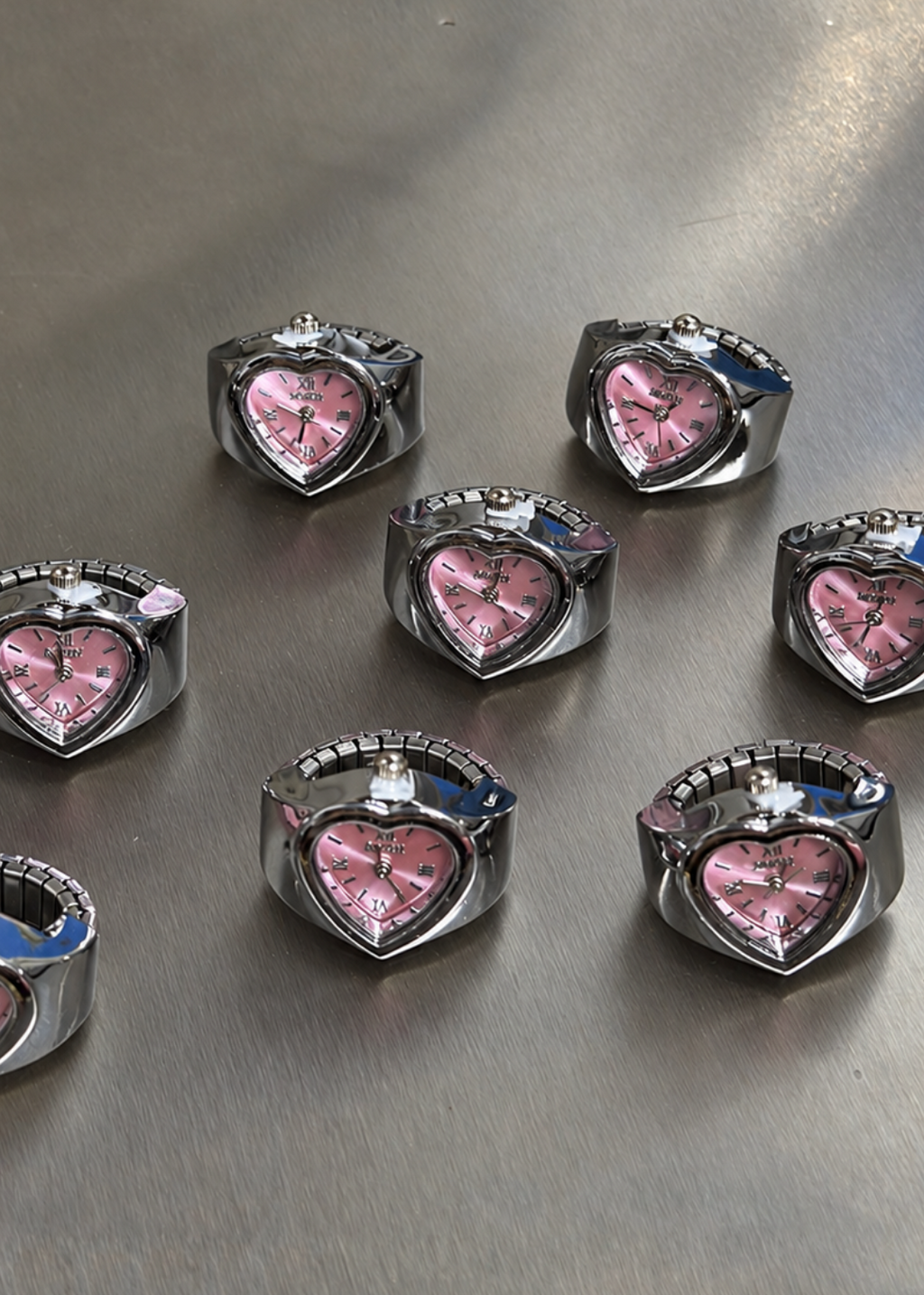 ANILLO RELOJ CORAZON