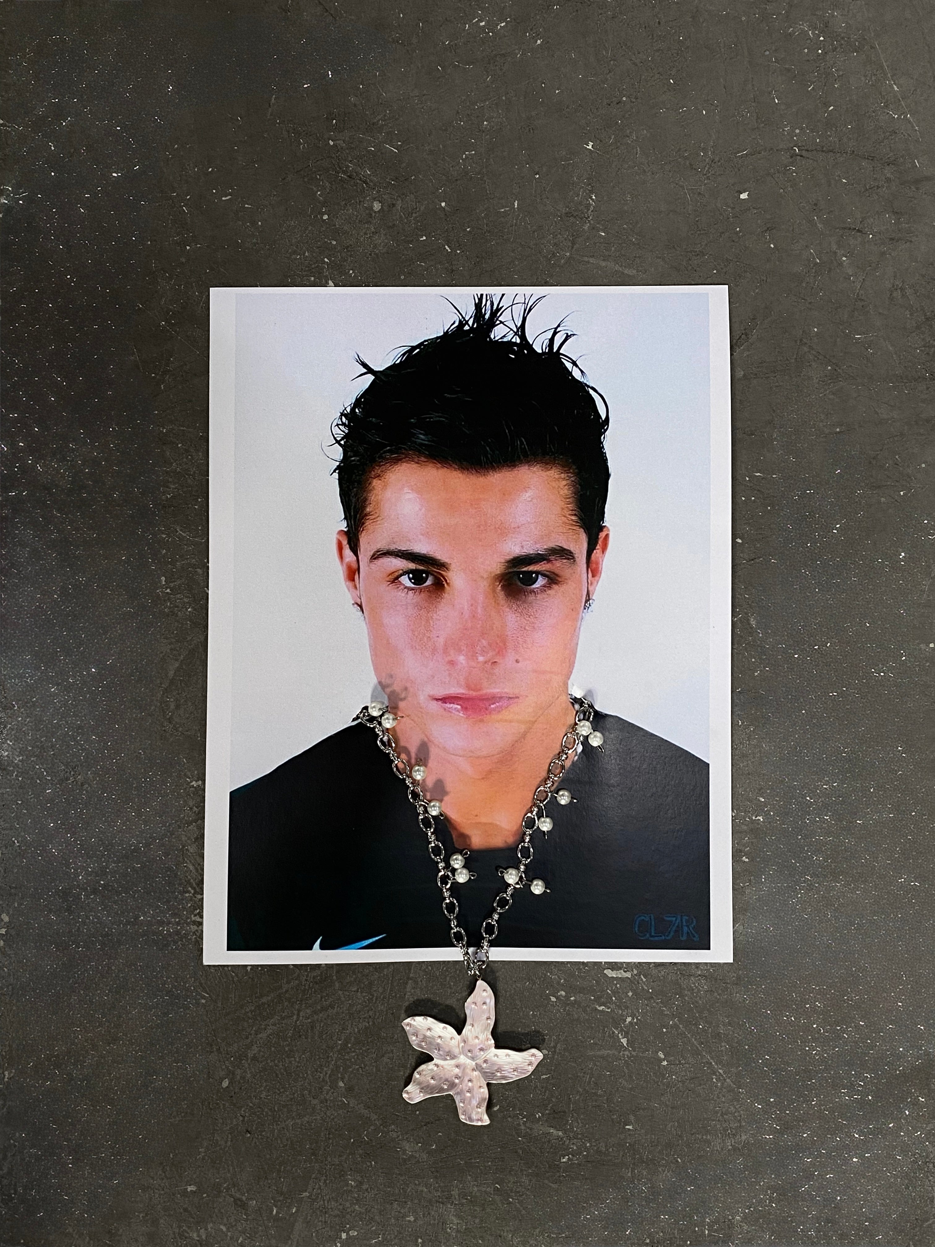COLLAR STARFISH PLATEADO