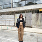 DESTROYED DENIM OCRE