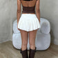 BLOOM MESH SKIRT BLANCO MARFIL