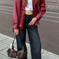 CHAQUETA TOKIO VINO TINTO