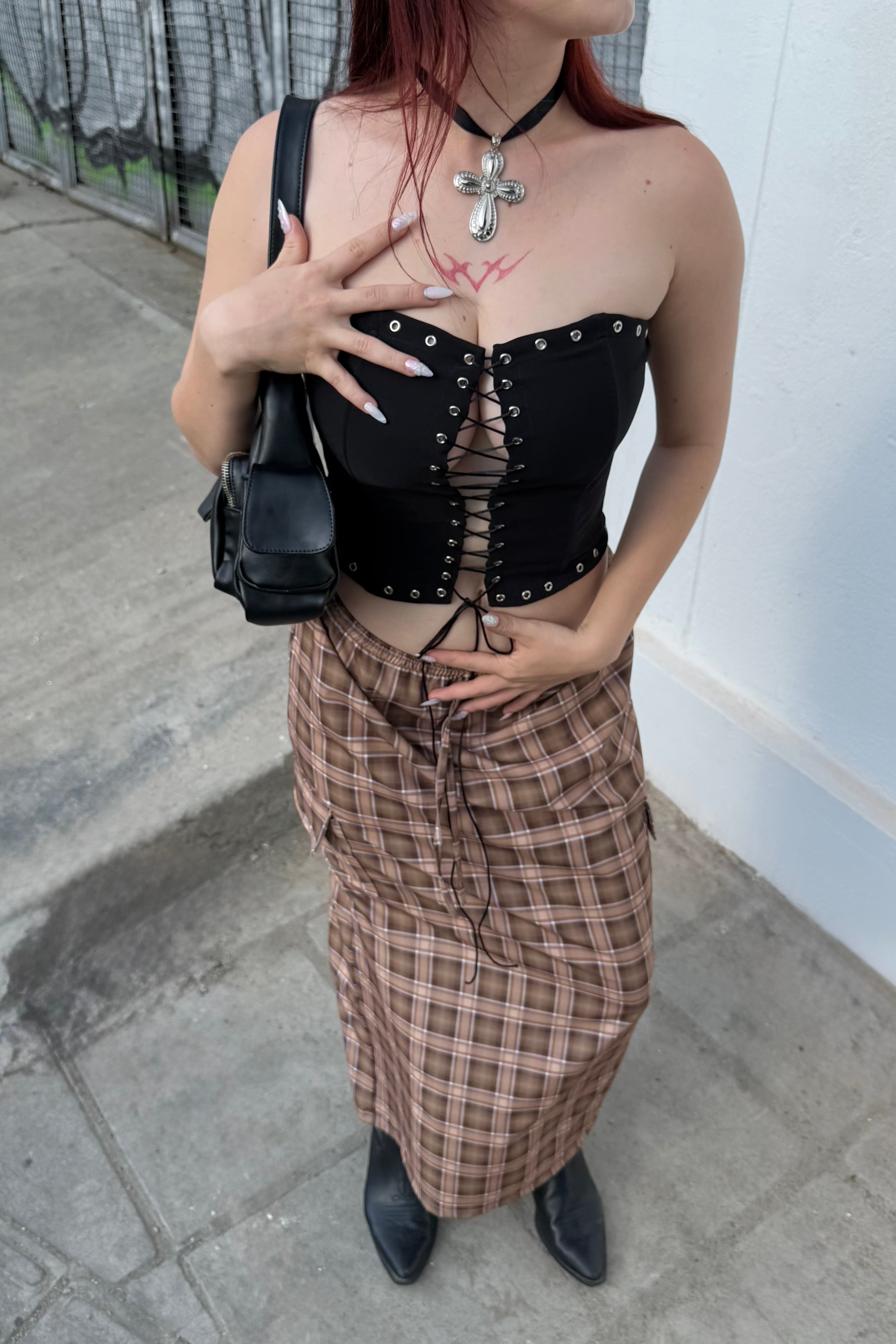 CHARMING CORSET NEGRO