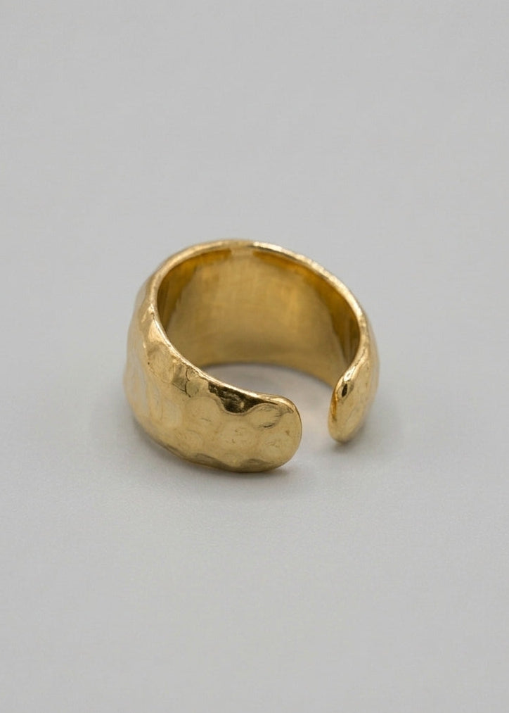 ANILLO BISELADO DORADO