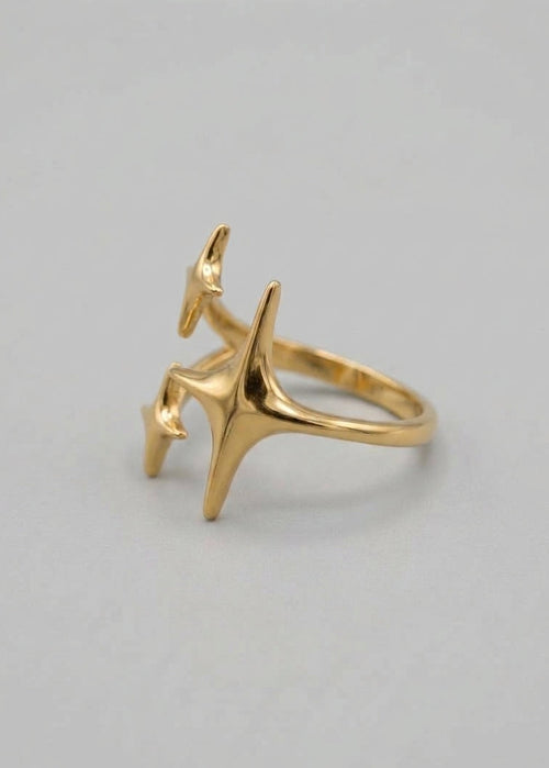 ANILLO BRILLOS DORADO