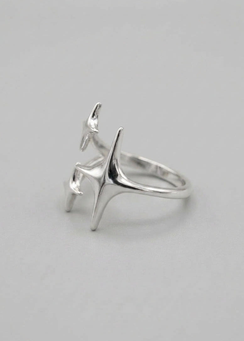 ANILLO BRILLOS PLATEADO