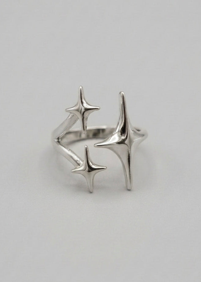 ANILLO BRILLOS PLATEADO