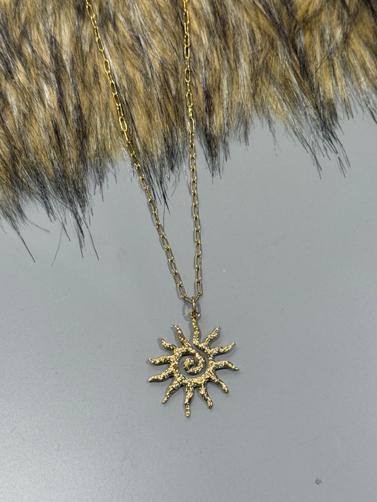 CADENA SOL DORADA