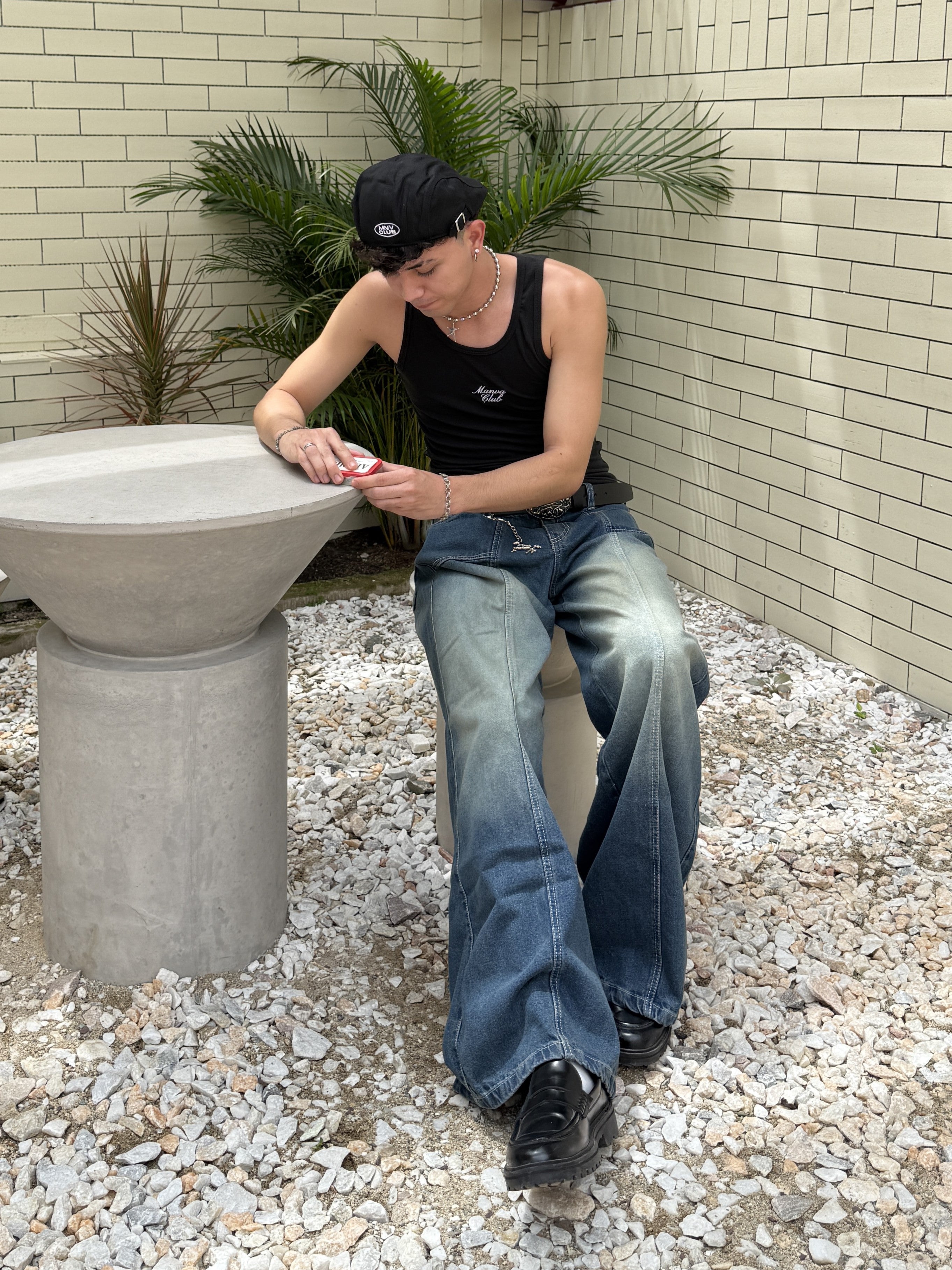 WASHED BLUE LOW RISE.