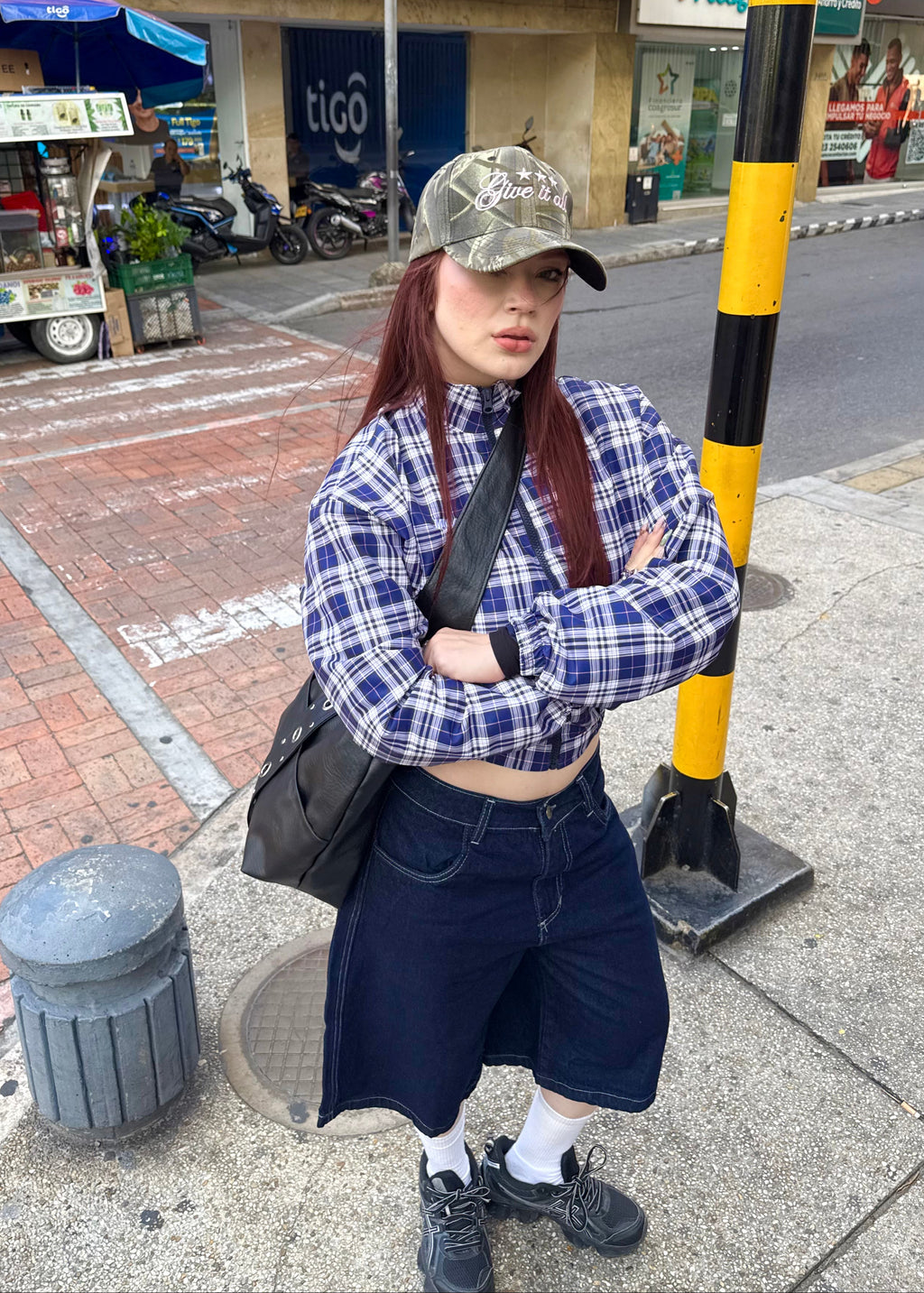 JORTS SOLID DENIM
