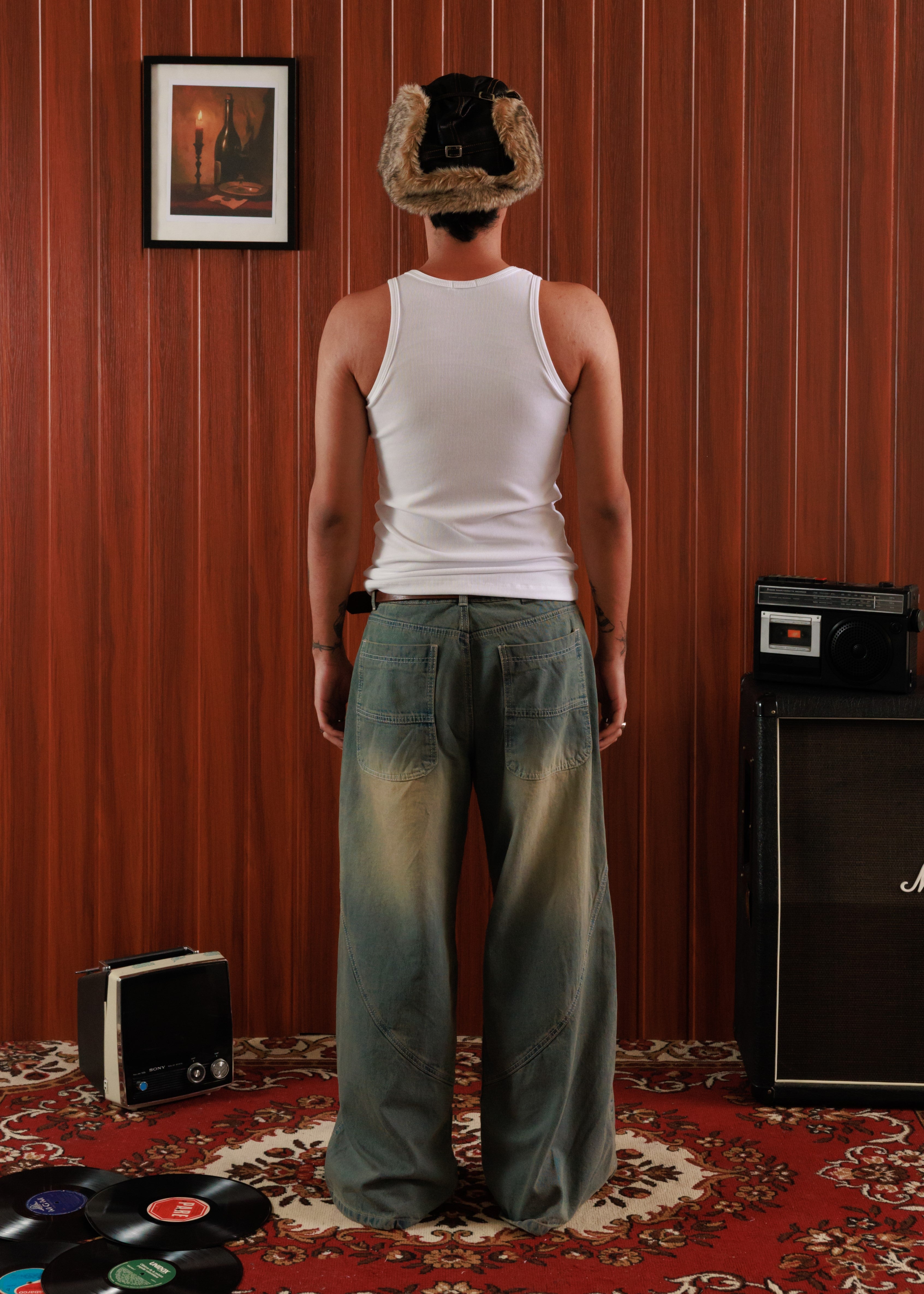 KORVEN BAGGY WASHED.