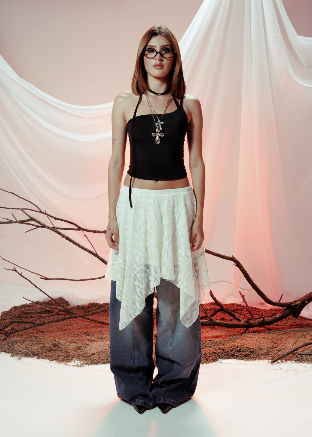 BLOSSOM SKIRT BLANCO MARFIL