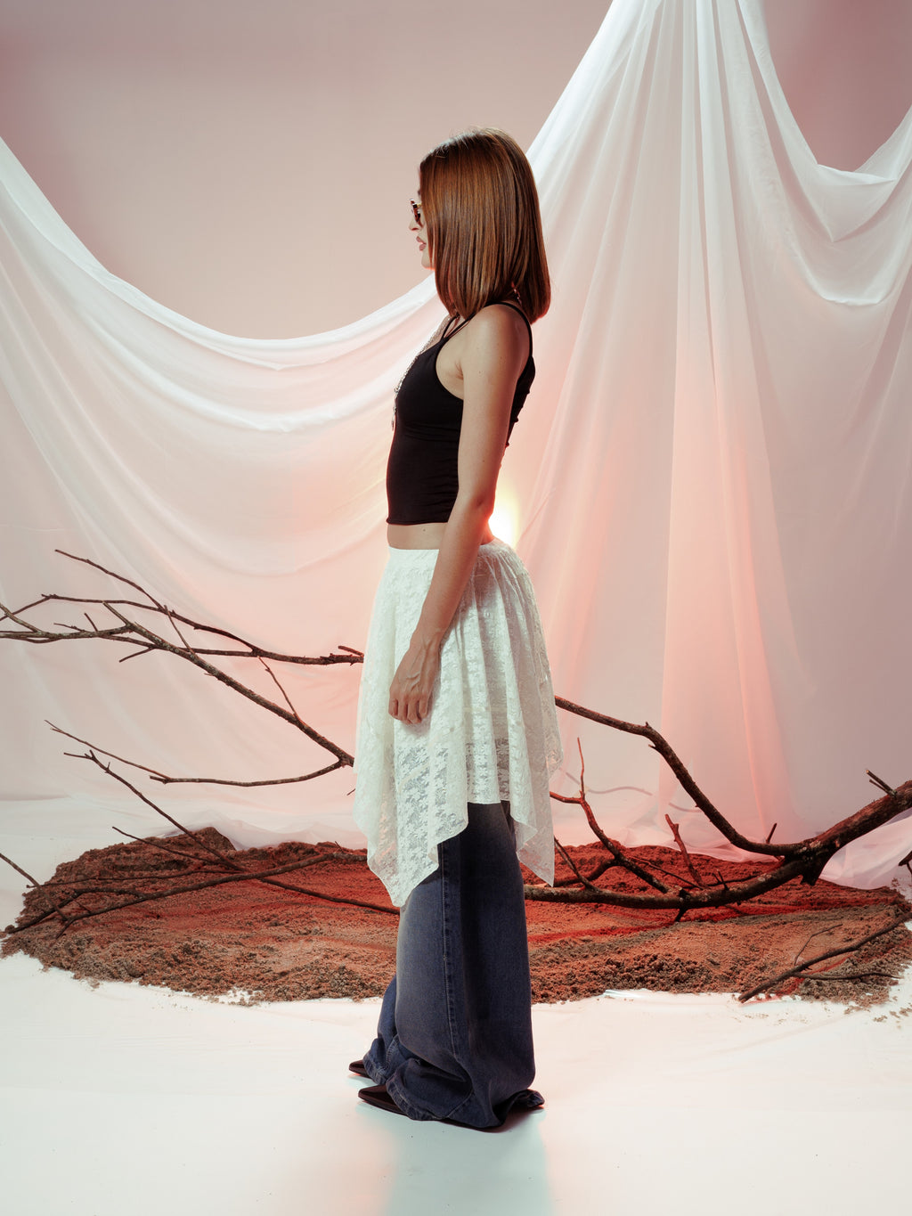 BLOSSOM SKIRT BLANCO MARFIL