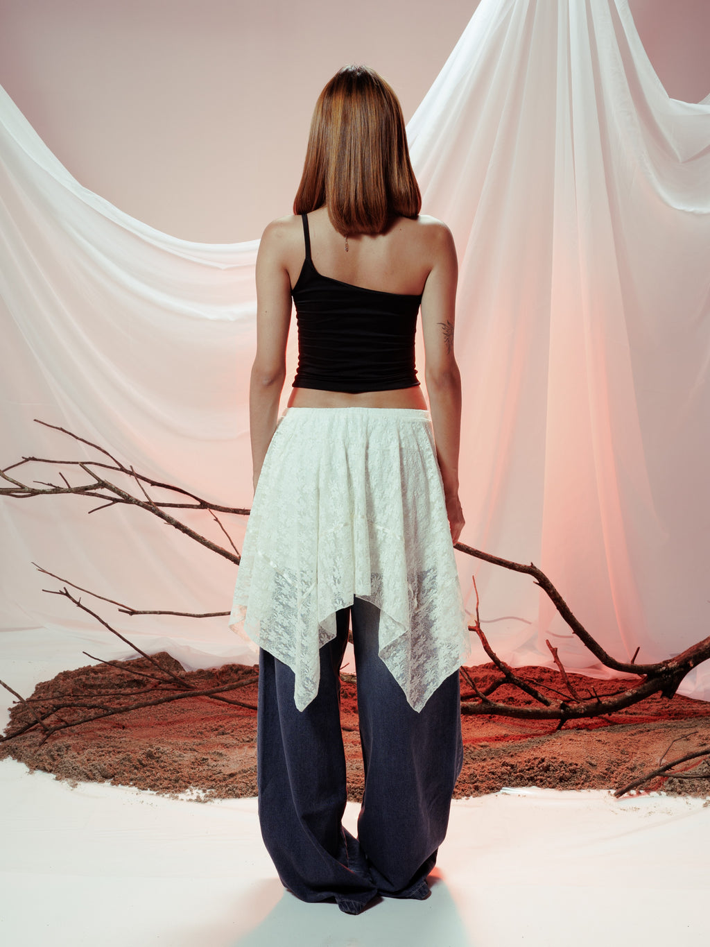 BLOSSOM SKIRT BLANCO MARFIL