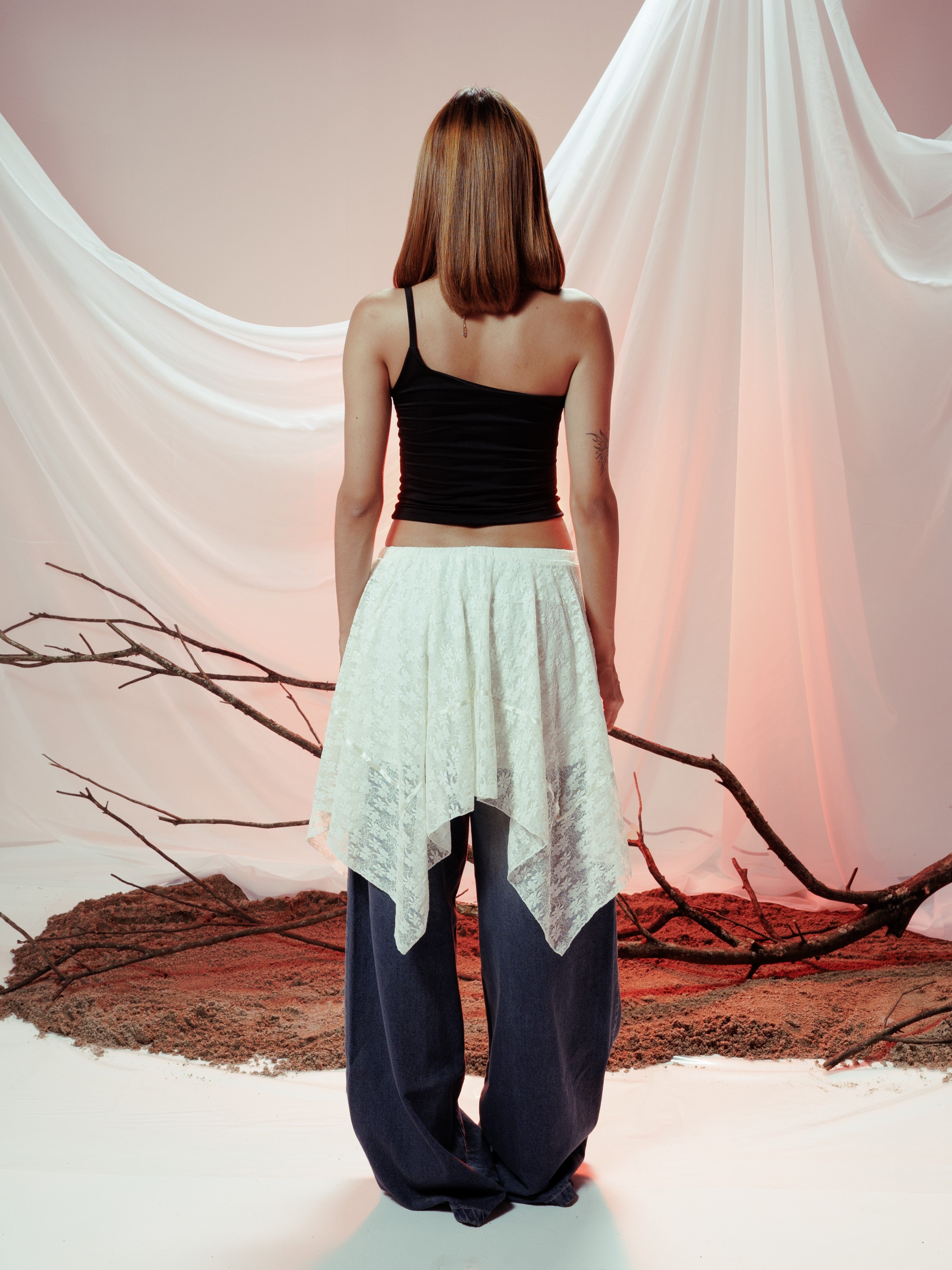 BLOSSOM SKIRT BLANCO MARFIL