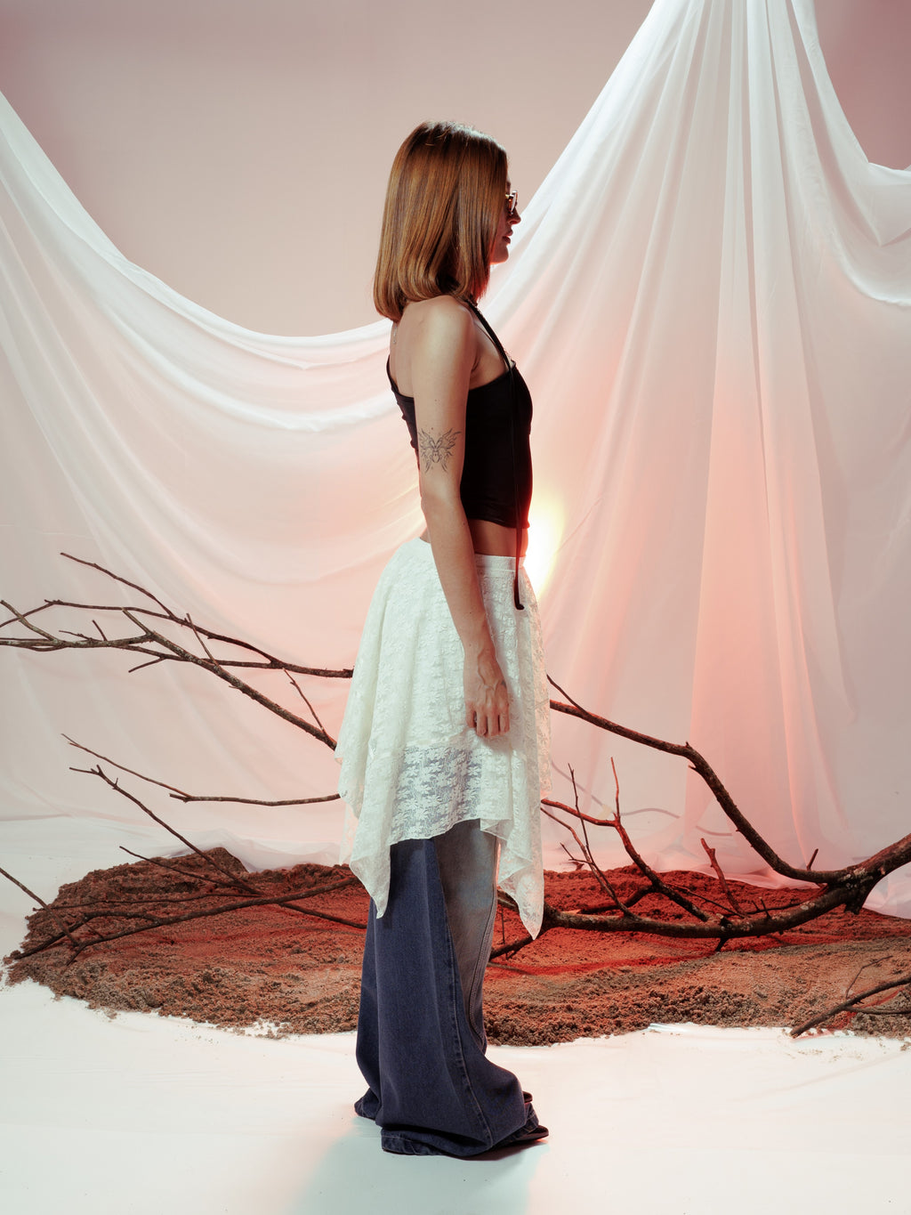 BLOSSOM SKIRT BLANCO MARFIL