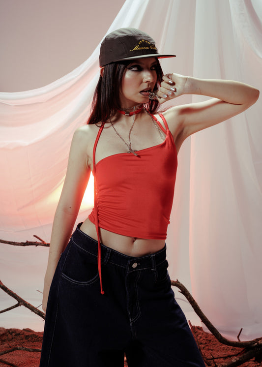 GLOW ACUBI TOP ROJO