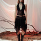 BLOSSOM SKIRT NEGRA