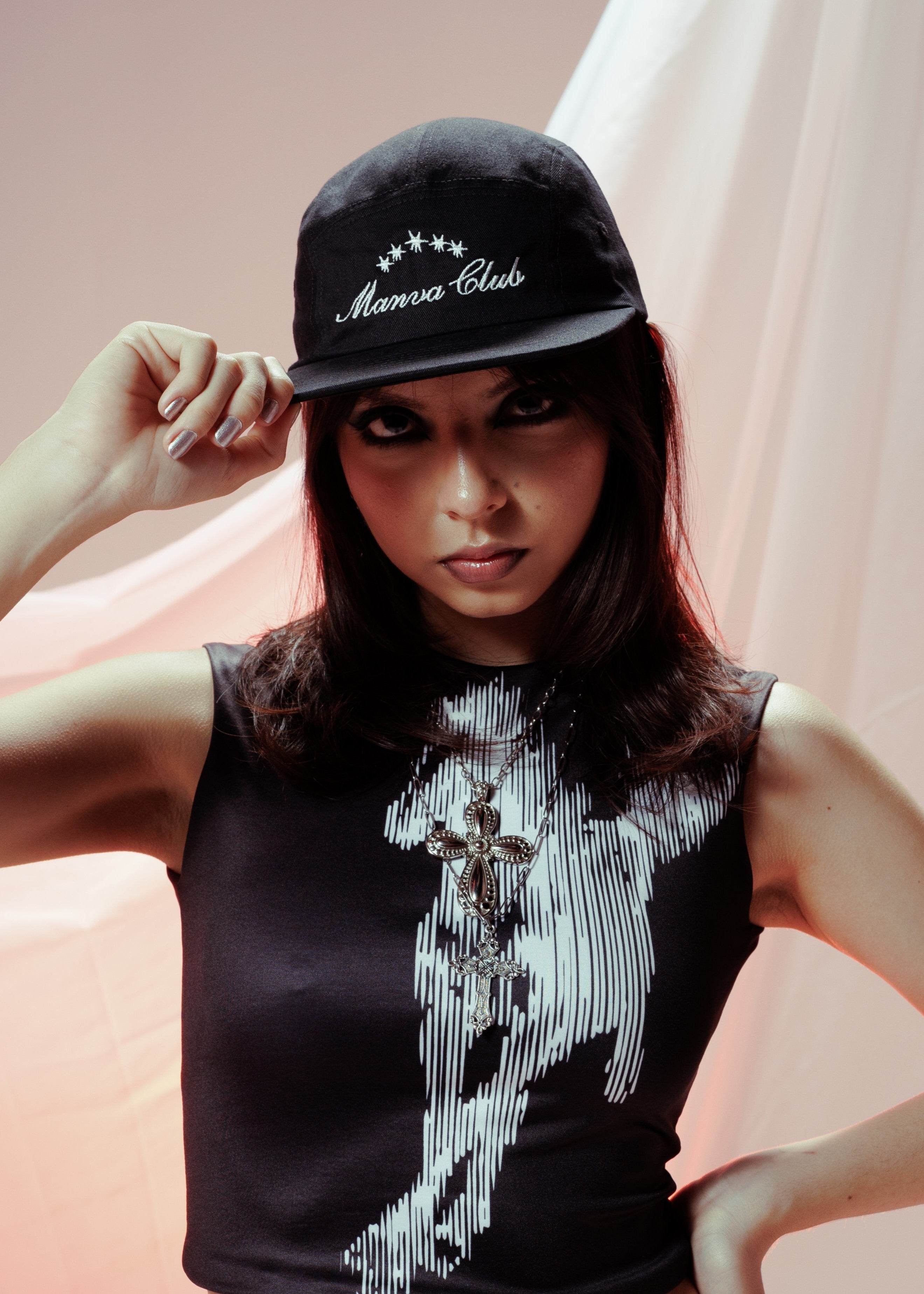 GORRA TIPO PLANA NEGRA