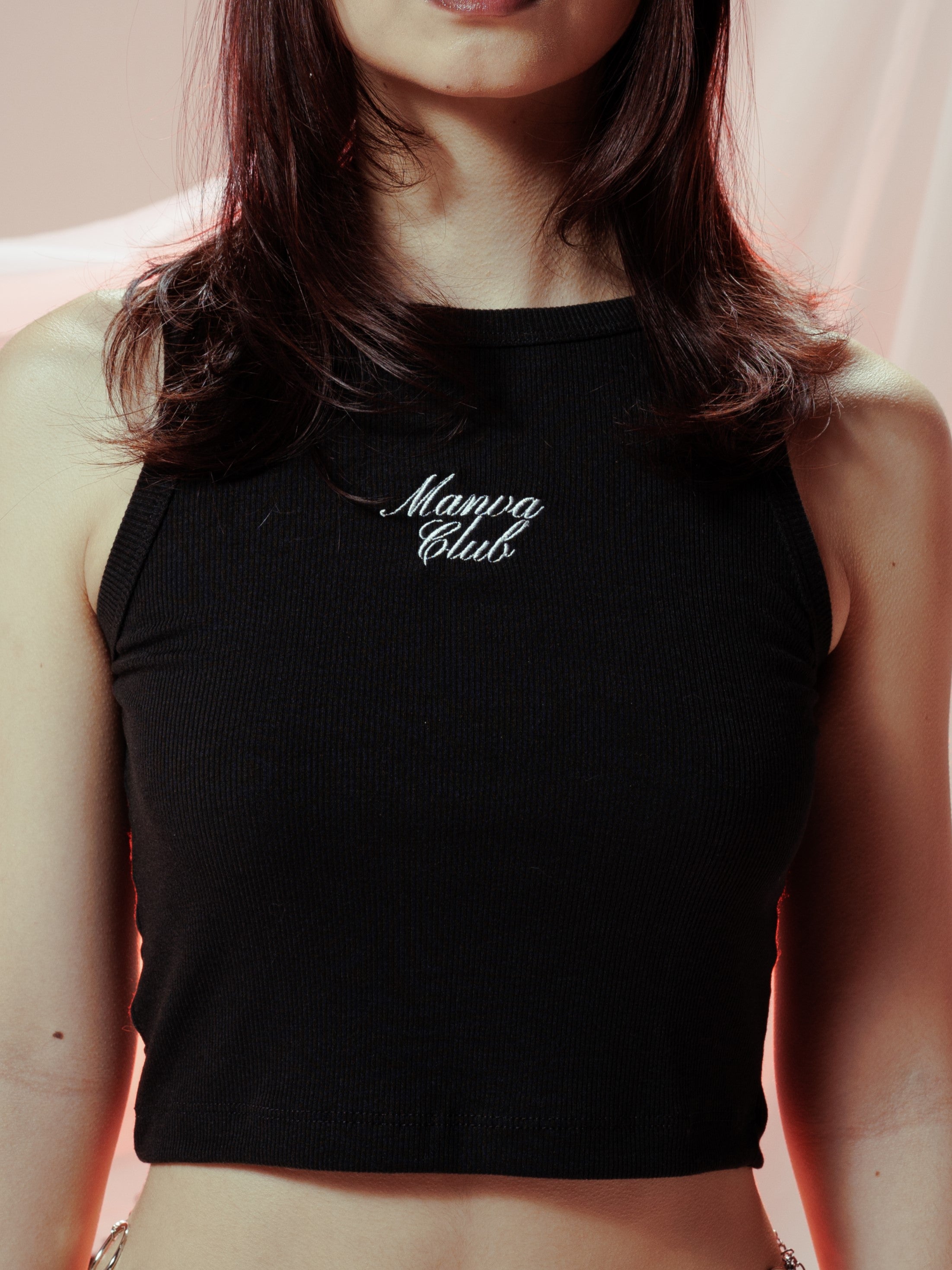 MANVA CLUB TANK TOP NEGRO