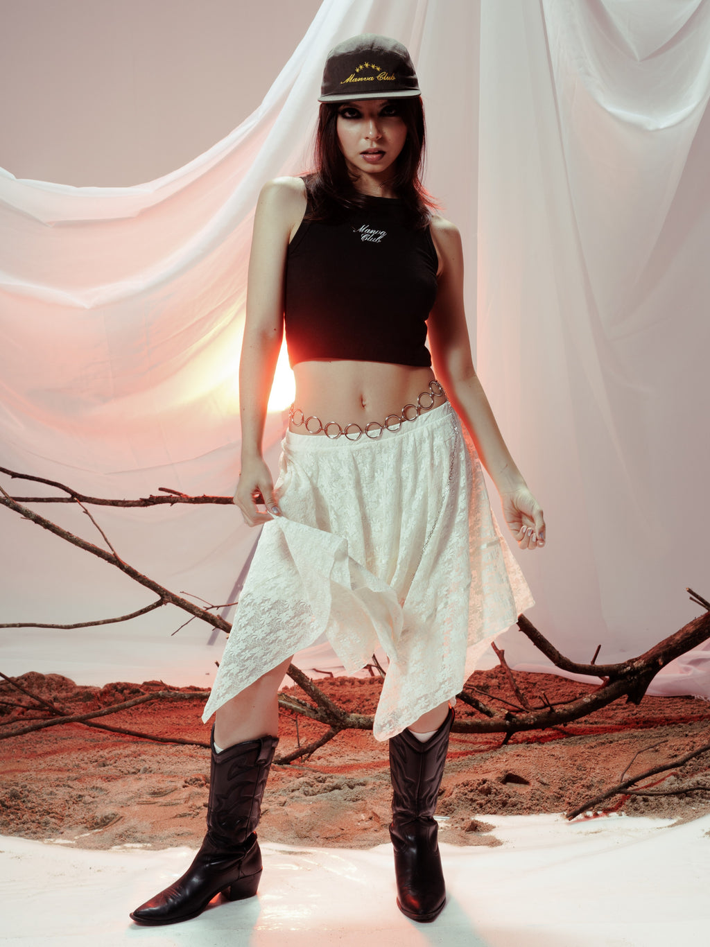 MANVA CLUB TANK TOP NEGRO