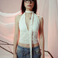 BLOSSOM LACE TOP BLANCO MARFIL